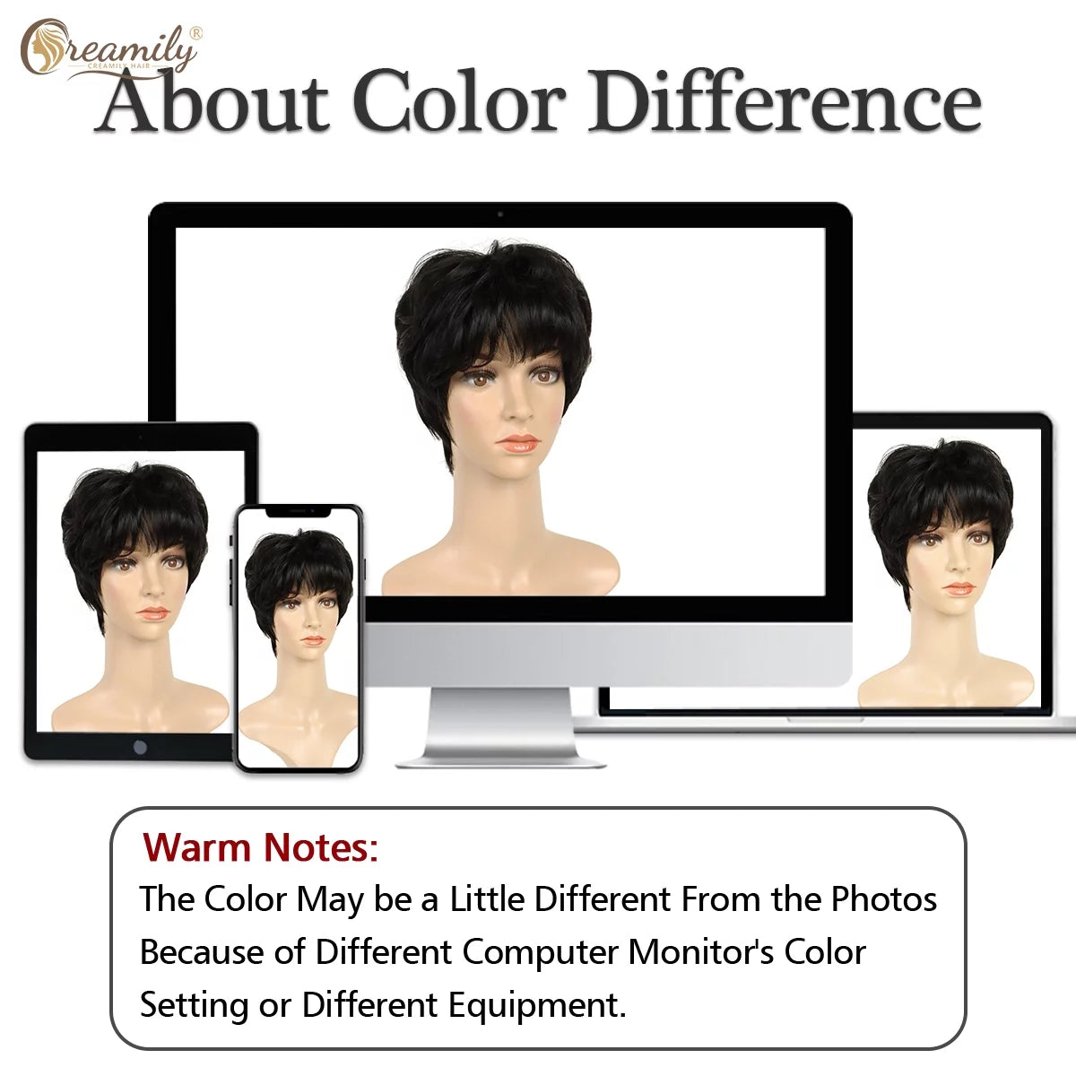 Short Wigs for Black Women Synthetic Black Pixie Cut Wigs Black Pixie Wigs with Bangs Wefted Wig Caps