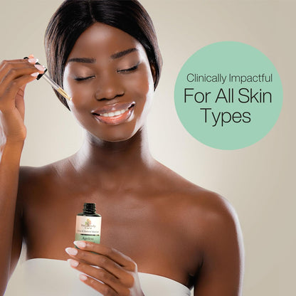 Gaia Body Care 5% Bakuchiol Oil Organic - anti Aging, anti Wrinkle, Reduces Fine Lines, Smooths Skin, Hydrates - Botanical Vegan - Natural Retinol Alternative Facial Oil (1Oz, Rose)