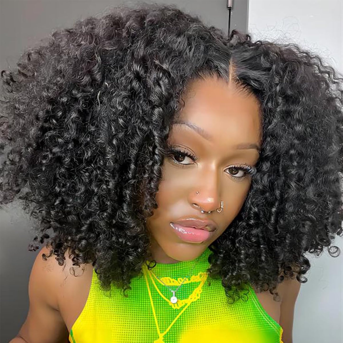 ISEE Glueless Wig 7X5 Afro Kinky Curly
