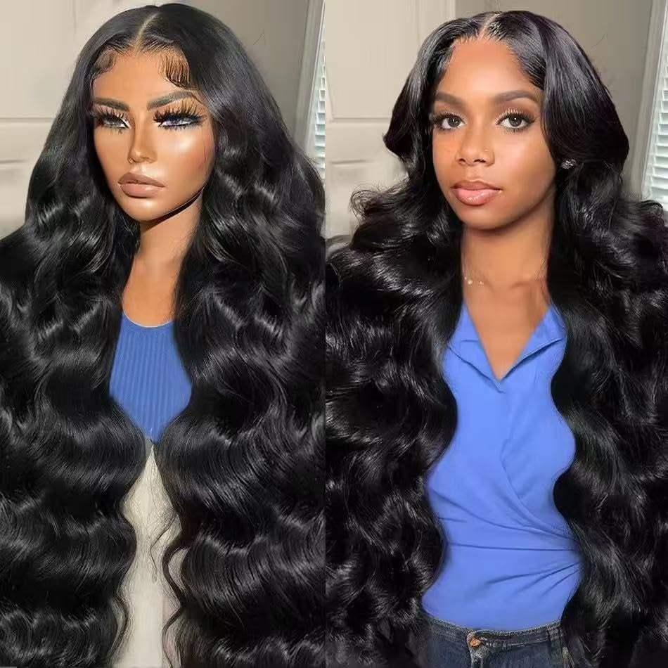 Highlight Ombre 13X4 HD Lace Front Wig Human Hair Pre Plucked Transparent 4/27 Honey Blonde Lace Frontal Wigs with Baby Hair 150 Density Colored Body Wave Lace Front Wig Human Hair 24 Inch