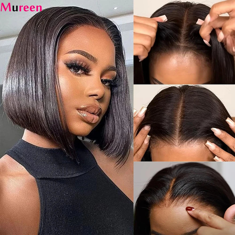 Straight Wear and Go Glueless Bob Wig 