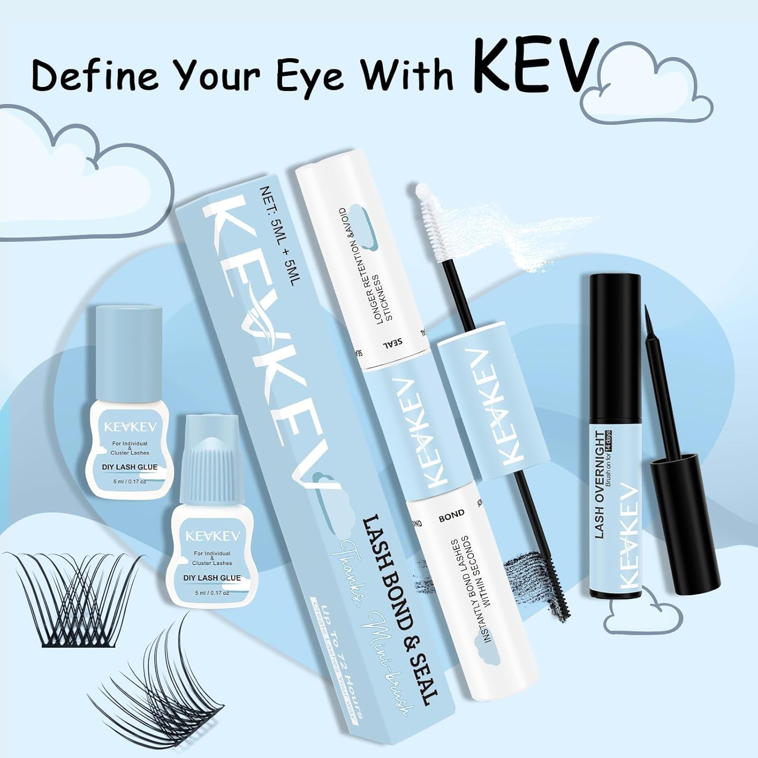 Lash Bond and Seal Waterproof Bond and Seal Lash Glue 