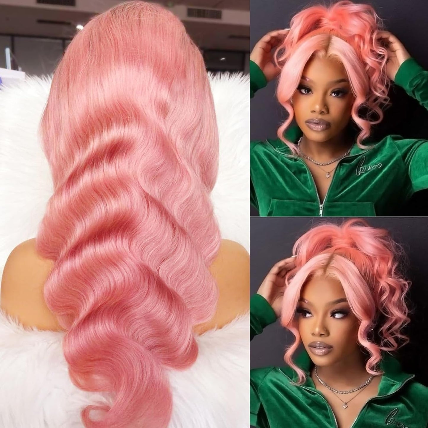 Pink Lace Front 