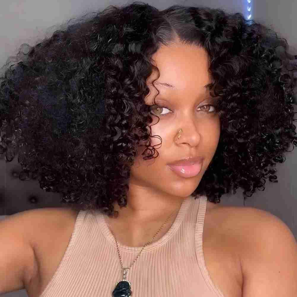 ISEE Glueless Wig 7X5 Afro Kinky Curly