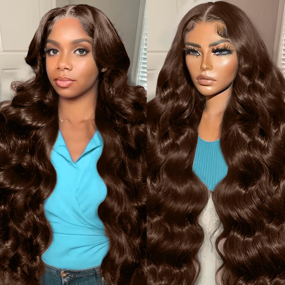 Highlight Ombre 13X4 HD Lace Front Wig Human Hair Pre Plucked Transparent 4/27 Honey Blonde Lace Frontal Wigs with Baby Hair 150 Density Colored Body Wave Lace Front Wig Human Hair 24 Inch