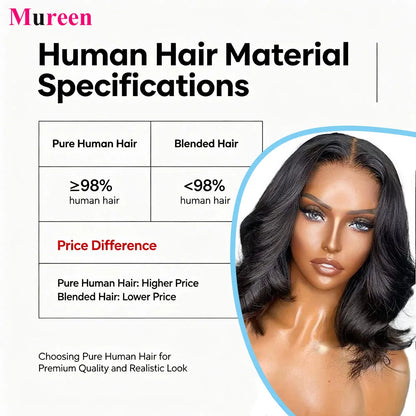  Bob Wig Body Wave Wear and Go Gluelessto 250% Density
