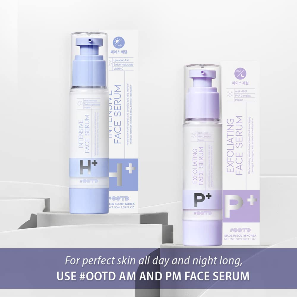 AHA BHA Serum Korean Overnight Face Serum, Acne Serum for Oliy & Sensitive Skin, Exfoliating Face Serum P.M, AHA BHA PHA, Papain, Cell Turnover Refine Serum Cream 50G