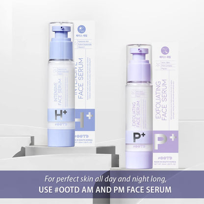 AHA BHA Serum Korean Overnight Face Serum, Acne Serum for Oliy & Sensitive Skin, Exfoliating Face Serum P.M, AHA BHA PHA, Papain, Cell Turnover Refine Serum Cream 50G