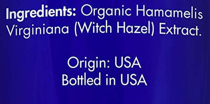 Organic, Witch Hazel – 100% Pure, Witch Hazel, for Face, Acne, Butt, Skin, Scalp, Hair, Body by Zongle Therapeutics, 4 OZ
