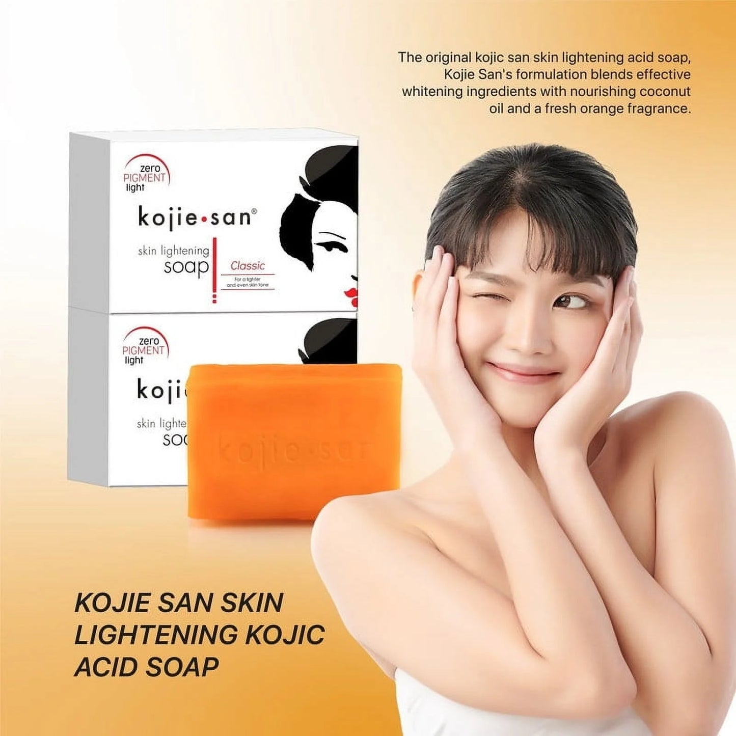 Kojic Acid Soap with Coconut & Tea Tree Oil, Skin Tone Bar, 65G, 2-Pack
