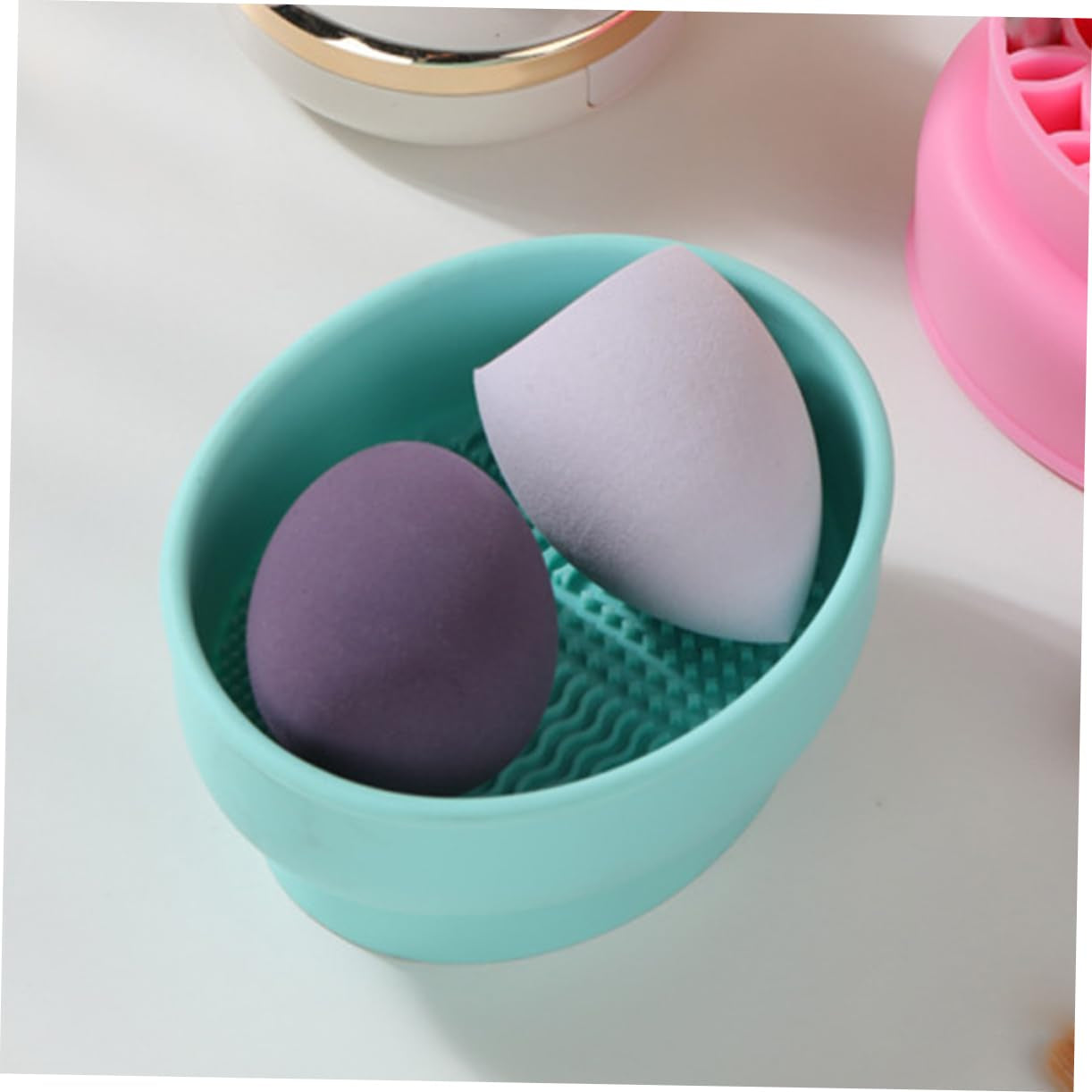 Silicone Makeup Brush Cleaning Bowl 
