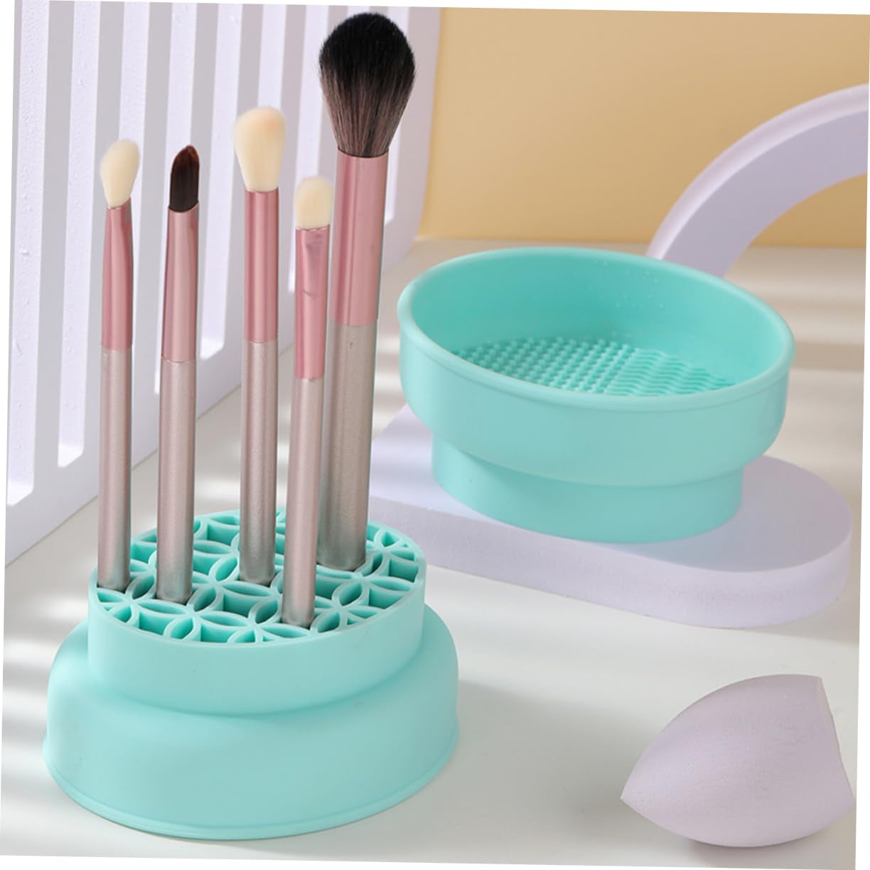 Silicone Makeup Brush Cleaning Bowl 