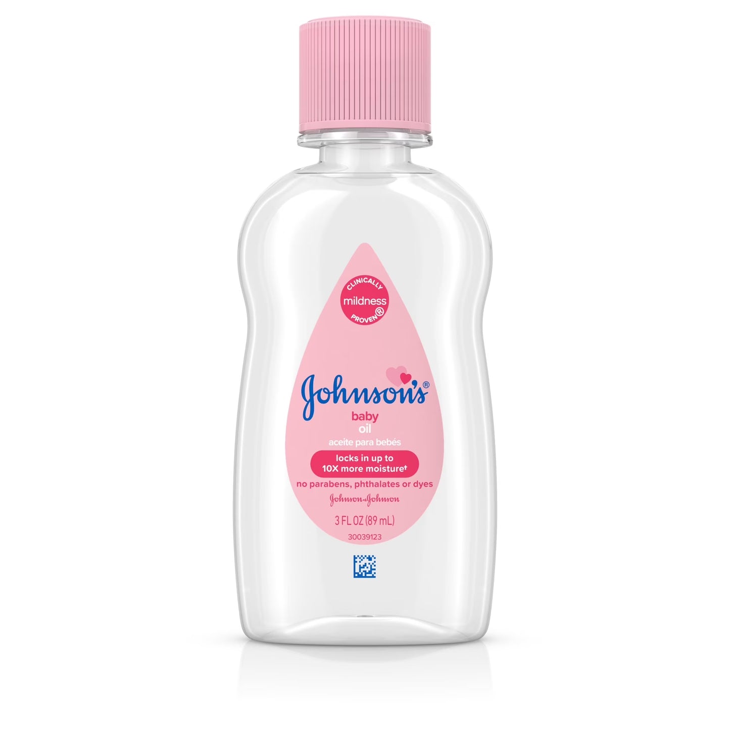 Johnsons Baby Oil, Travel Size, 3.4 Fl. Oz