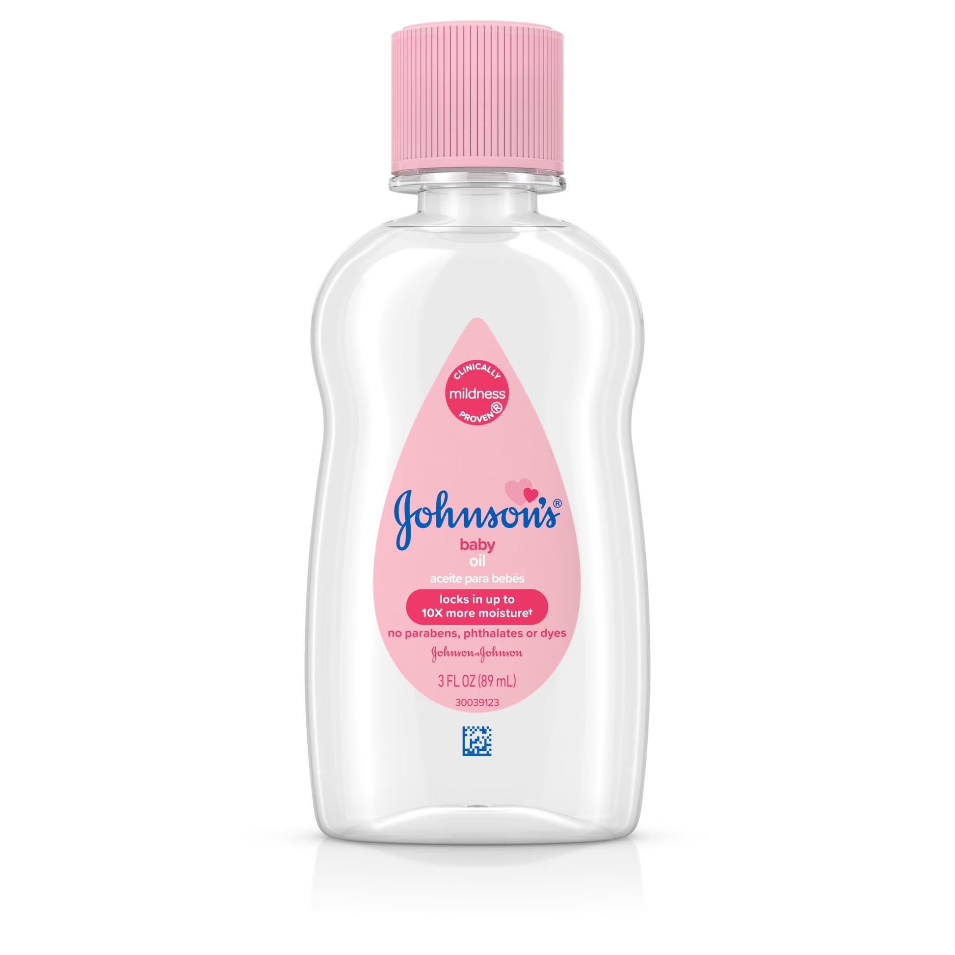 Johnsons Baby Oil, Travel Size, 3.4 Fl. Oz