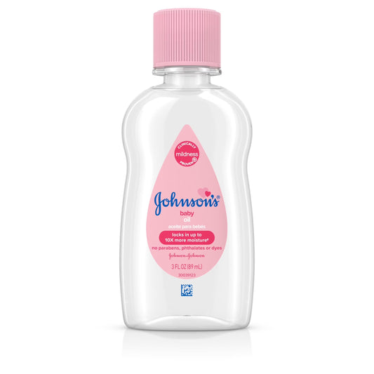 Johnsons Baby Oil, Travel Size, 3.4 Fl. Oz