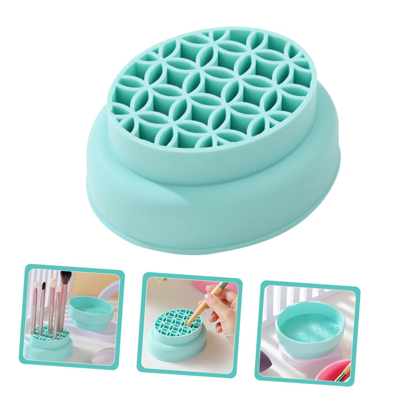Silicone Makeup Brush Cleaning Bowl 