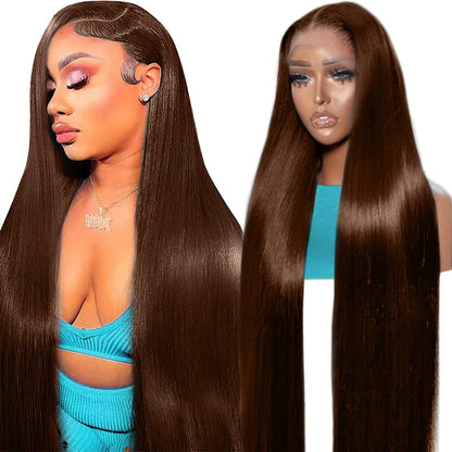 Highlight Ombre 13X4 HD Lace Front Wig Human Hair Pre Plucked Transparent 4/27 Honey Blonde Lace Frontal Wigs with Baby Hair 150 Density Colored Body Wave Lace Front Wig Human Hair 24 Inch