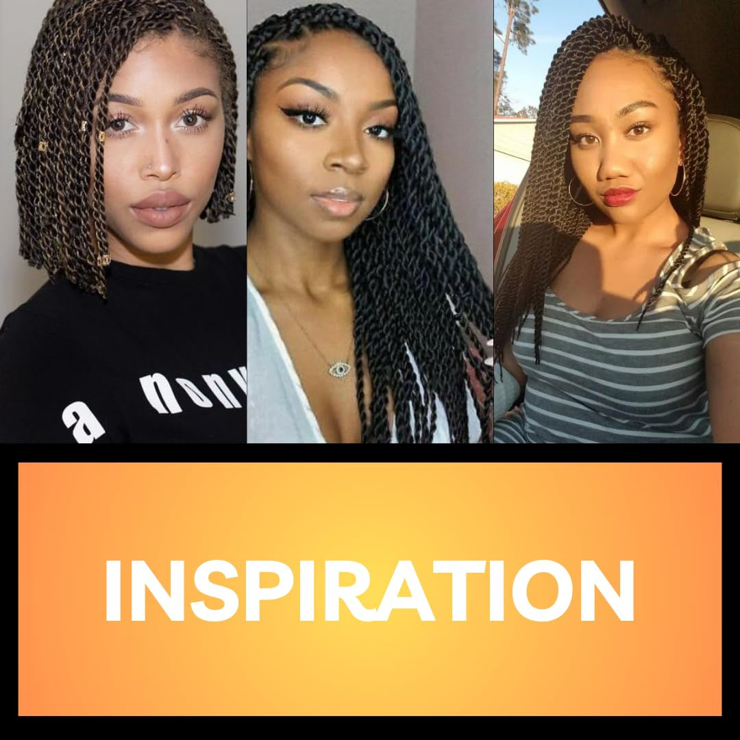 PIB 12” Single Full Lace Braid Wig – Micro Senegal Twist Braided Wig, Knotless Braided Wigs for Black Women (#1B27, off Black and Light Brown)