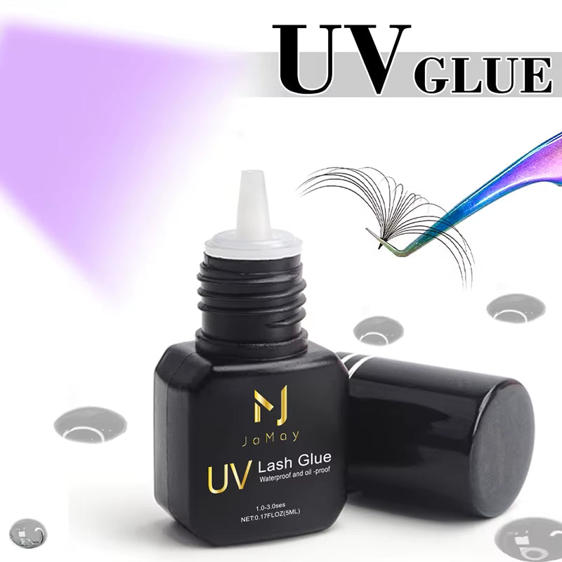 JOMAY Lash Glue UV Lash Glue 5Ml Eyelash Extension Adhesive Long Lasting Fast Dry Korean Glue 1S