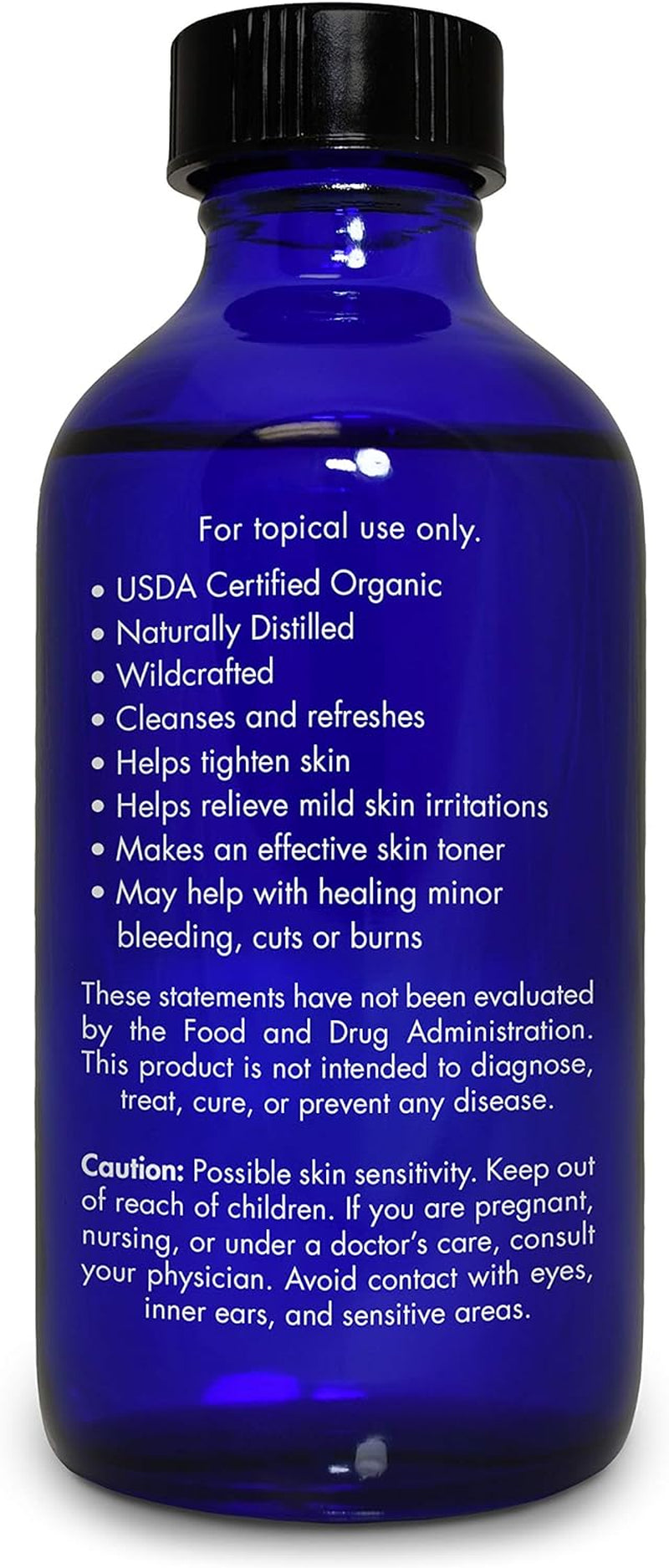 Organic, Witch Hazel – 100% Pure, Witch Hazel, for Face, Acne, Butt, Skin, Scalp, Hair, Body by Zongle Therapeutics, 4 OZ