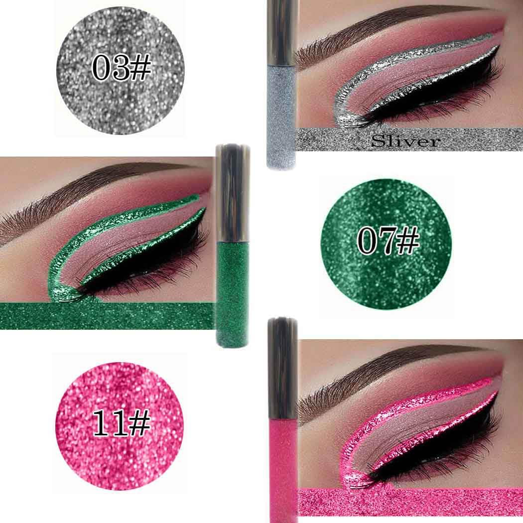 ta Glitter Liquid Eyeliner Shimmer Eye Liner Metallic Cosplay Eyeshadow Cosmetics