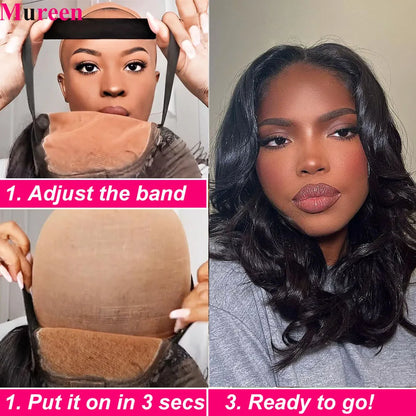  Bob Wig Body Wave Wear and Go Gluelessto 250% Density