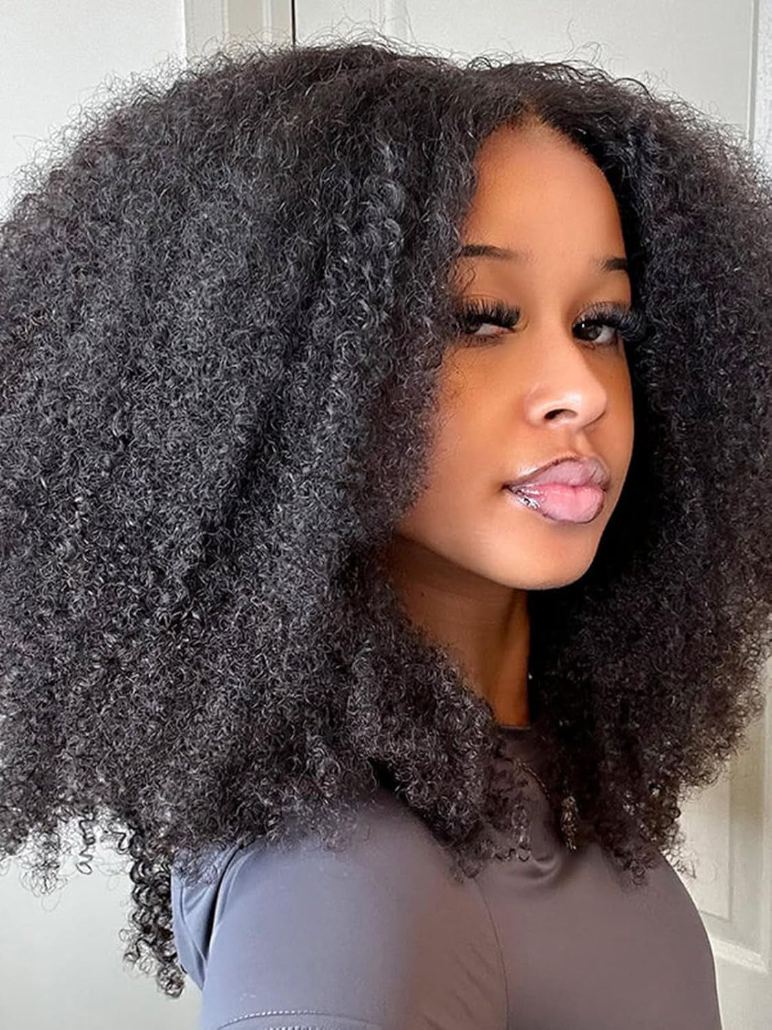 ISEE Glueless Wig 7X5 Afro Kinky Curly