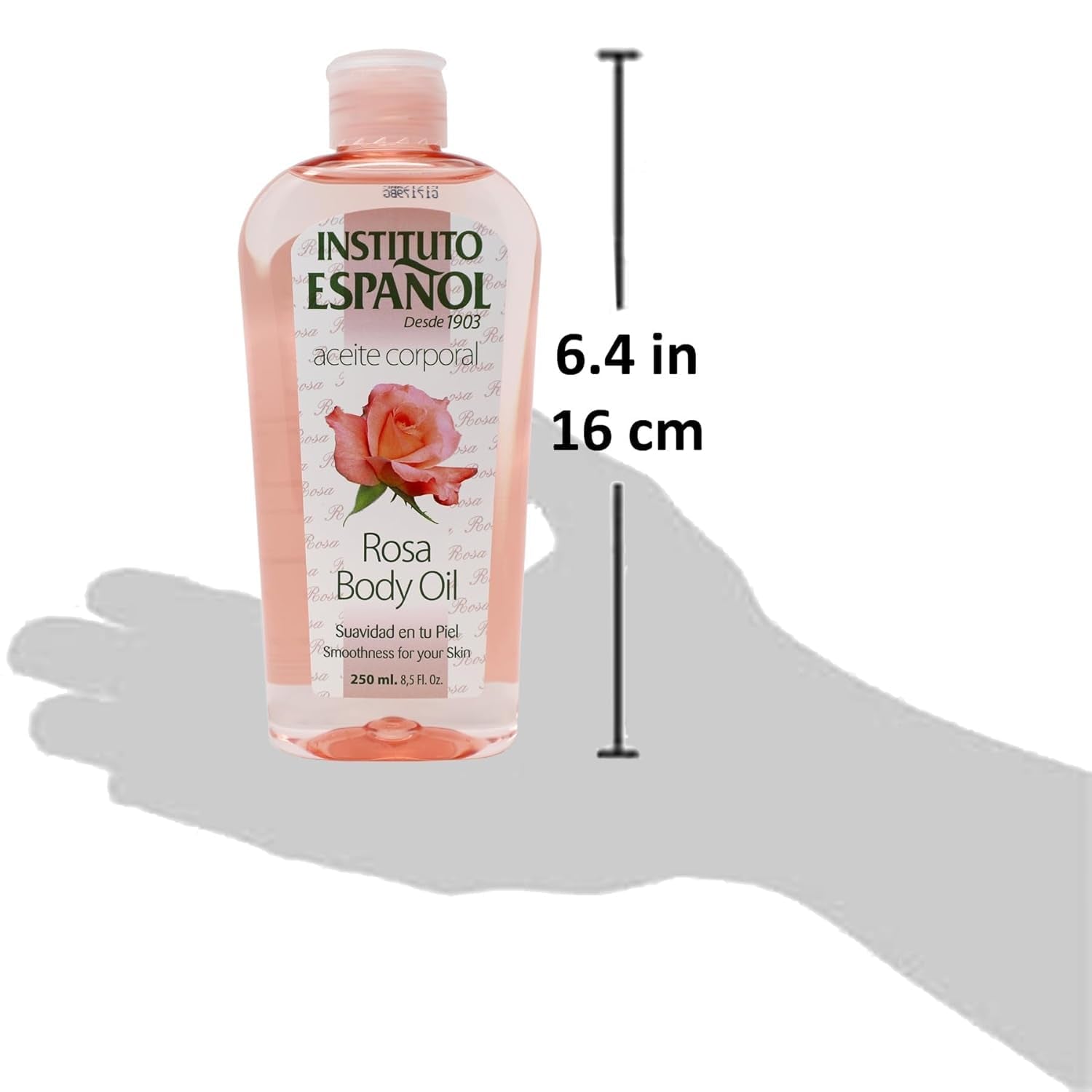 Instituto Español Rosa Body Oil, 2-Pack (8.5 FL Oz Each) for Enhanced Skin Smoothness