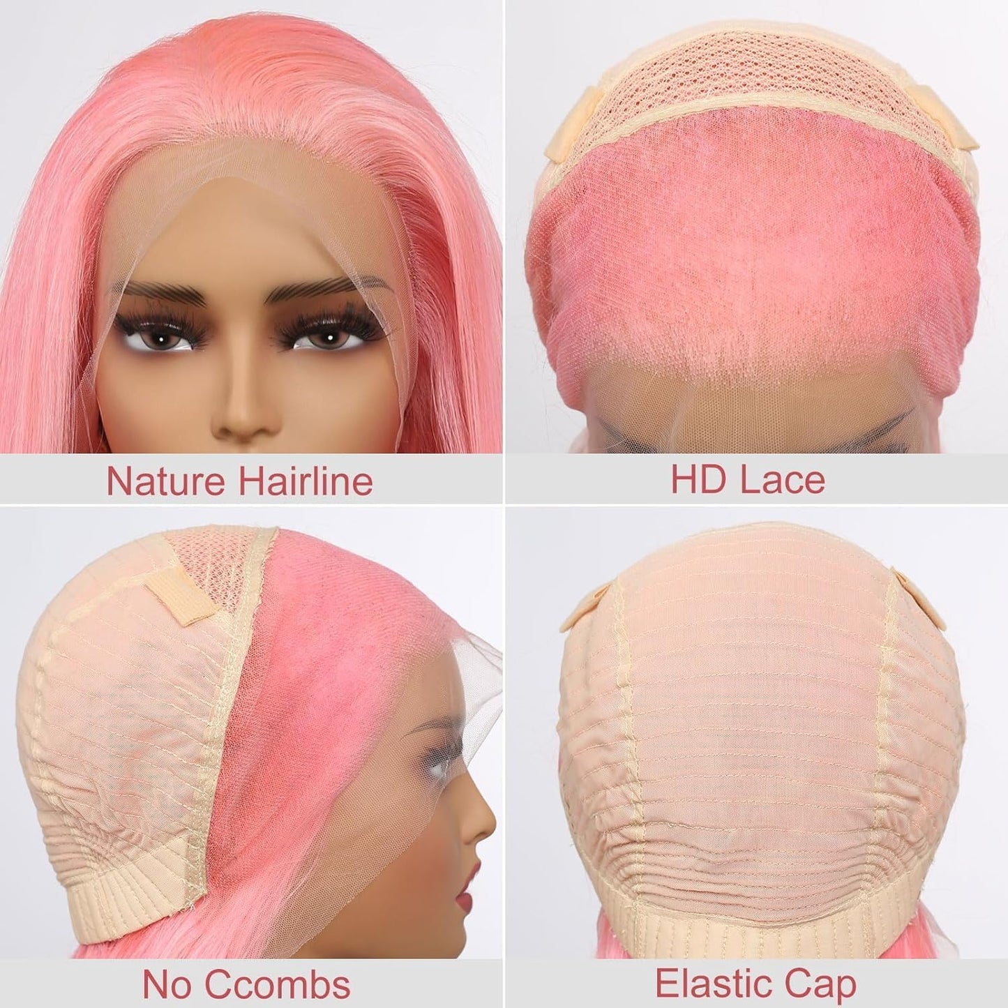 Pink Lace Front 